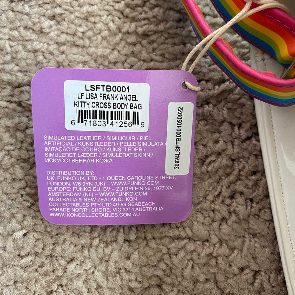 Lisa Frank Loungefly Angel Kitty purse - Picture 5 of 10